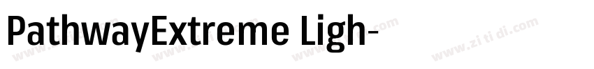 PathwayExtreme Ligh字体转换